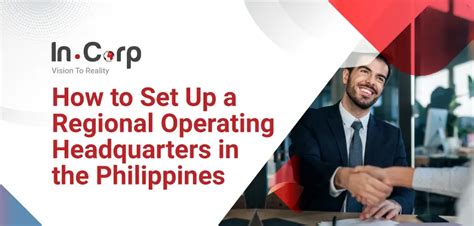 register rohq in the philippines|How To Set Up Regional Headquarters in the .